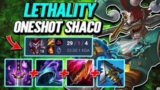 29 Kills Lethality Shaco - S14 Ranked [League of Legends] Full Gameplay - Infernal Shaco