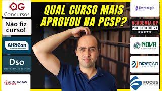 Qual curso mais aprovou na PCSP no último Concurso?