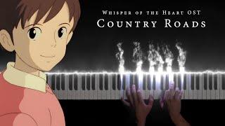 Country Roads - Whisper of the Heart OST (Piano) | Studio Ghibli, John Denver