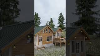 Scandinavian 450sqft TINY HOUSE #tinyhousetour #cabinhouse #tinyhousedesign