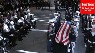 Late President Jimmy Carter's Funeral Procession Arrives At The Carter Center In Atlanta, Georgia