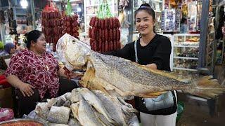 Market show: Have you ever cooked this fermented fish before? - '' Proma '' fish recipes