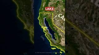 How Did This Lake Disappeared ??  #shorts #maps #facts #geography #california #usa #lakecorcoran