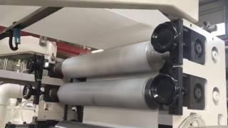 Hengxin 2 Line V Fold Facial Tissue and Hand Towel Making Machine  Double Embossing