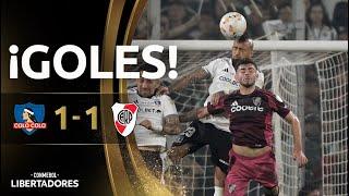 GOLES | COLO-COLO vs. RIVER PLATE | CUARTOS DE FINAL | CONMEBOL LIBERTADORES 2024