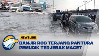 Banjir Rob di Pantura, Pemudik Terjebak Macet [Newsline]