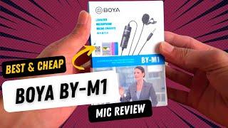 Boya By-M1 Mic Review - Best and Cheap Mic for 2022