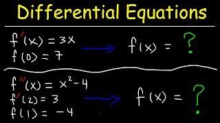 Finding Particular Solutions of Differential Equations Given Initial Conditions