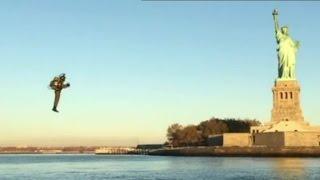 JetPack takes flight around Lady Liberty