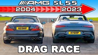 New AMG SL 55 vs old AMG SL 55: DRAG RACE