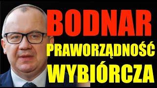 Minister Bodnar stosuje praworządność wybiórczo, tak, aby było głośno i marketingowo