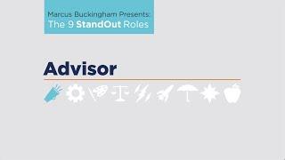 StandOut Strengths Roles: ADVISOR in 60 Seconds