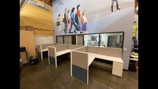 Time Lapse of Haworth Compose install in Los Angeles, CA by Cube World USA