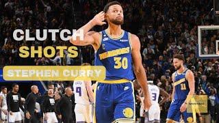 Stephen Curry CLUTCH SHOTS this season (2022-2023)