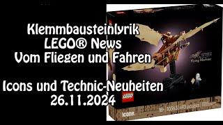 LEGO Fluggerät (10363), Williams (10353) und Technic-Sets 2025 - Klemmbausteinlyrik News