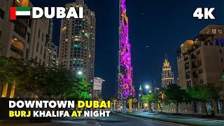 This is Downtown Dubai: Burj Khalifa at Night – A Must-Visit in 2024!