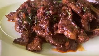 Chicken gizzard & liver fry || Naga Kitchen