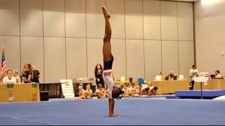 Level 2 Gymnastics Floor Routine With A 9.67 Score