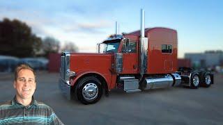 SOLD 605 HP 2050 Torque Golden Amber 2024 Peterbilt 389