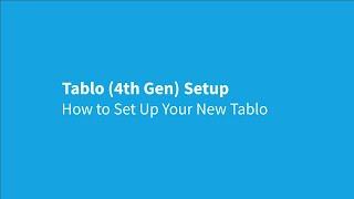 Tablo 4th Gen DVR - Complete Guide - How To Set Up Your Tablo