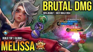 MELISSA BEST BUILD 2024 | BUILD TOP GLOBAL MELISSA GAMEPLAY | MOBILE LEGENDS