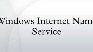 Windows Internet Name Service