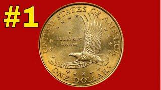 The most expensive  modern dollar coin sold in 2018 for huge money! Rare dollar coins worth money!