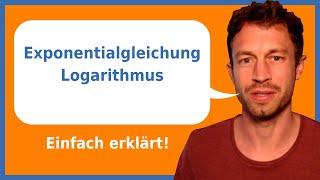 Exponentialgleichungen und natürlicher Logarithmus (einfach erklärt) | Herr Locher