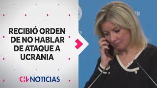 CLIMA DE TENSIÓN: Portavoz de Rusia recibió orden de no hablar sobre ataque a Ucrania - CHV Noticias