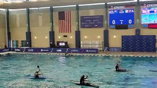 New Zealand (NZL) vs Italy (ITA) 2/4 (Bronze) - Women - 2022 World Games Canoe Polo 7-17-2022 HD 4K