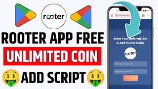 Rooter App Unlimited Coins Trick | 100% Working Trick  | Rooter App Coin Trick