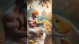 Kisan ki machhali Ne Diya juice #cartoon #animation #youtubeshorts #ai #skits #youtubecreator