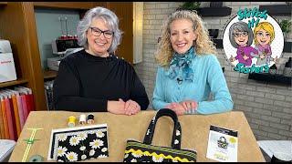 Stitch it! Sisters Clever Coverstitch Serger Bag Sewing Tutorial Video S!S 312 by Nancy Zieman Prod