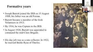 Decade of Centenaries - Lecture by Dr. Paul O'Brien - Joseph Barrett Archive