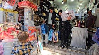 Start of school.️ Children prepare to go to school by going to town and buying clothes