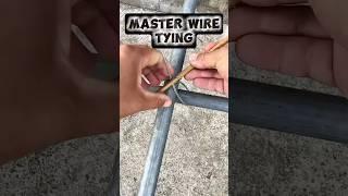 Master This Simple Wire Tying Technique #knot #technique #rope