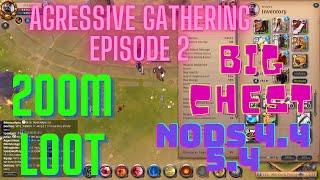 Agressive Gathering Bloodletter Albion online Pvp Black zone Millions Big chest Open world Meta