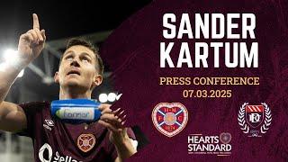 Sander Kartum on Hearts 3-1 Dundee: Favourite goal, adjusting to Scotland, celebration explained