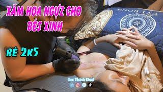 hình xam hoa #leethanhdnai #tattoo #timelapse