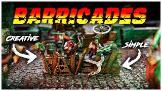 Barricades! Simple Wargaming Terrain for Warhammer and Mordheim