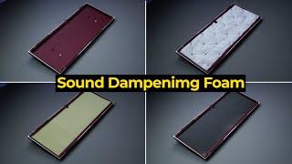 Keyboard Sound Dampening Foam Comparison | 흡음재 비교