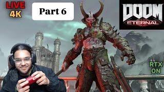 DOOM ETERNAL PART 6 LIVE PC GAMEPLAY NIGHTMARE MODE