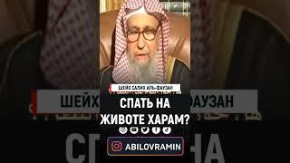 Можно ли спать на животе? | Шейх Салих аль-Фаузан | @AbilovRamin