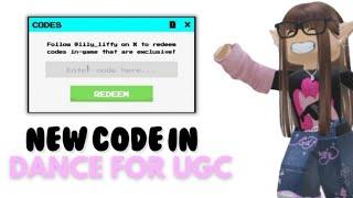 NEW CODE IN DANCE FOR UGC