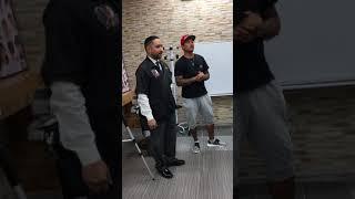 Truth “The Barber Artist” introduces Rich The Barber to his students