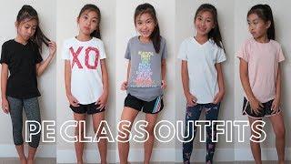 Cute & Comfy PE Class Outfit Ideas | Kaitlyn Ma