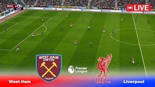 Live : West Ham vs Liverpool | English Premier League 24/25 | Full Match | PES Game Simulation