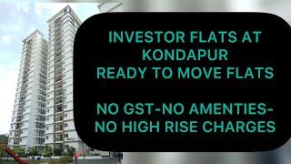 SMR VINAY ICONIA || INVESTOR FLATS|| No Gst-No Amenities Charges || Best Price #smrvinayiconia