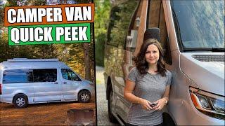 New Camper Van Quick Peek! - Roadtrek SS Agile