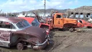 TEHACHAPI WRECKING YARD LATEST WALK AROUND